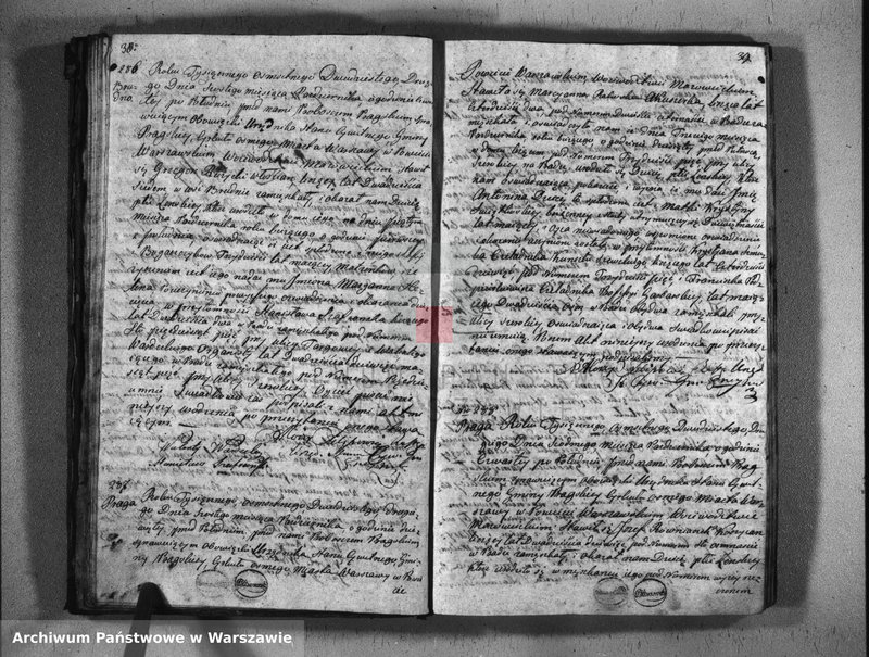 Obraz 20 z jednostki "Akta urodzeń, małżeństw i zgonów"