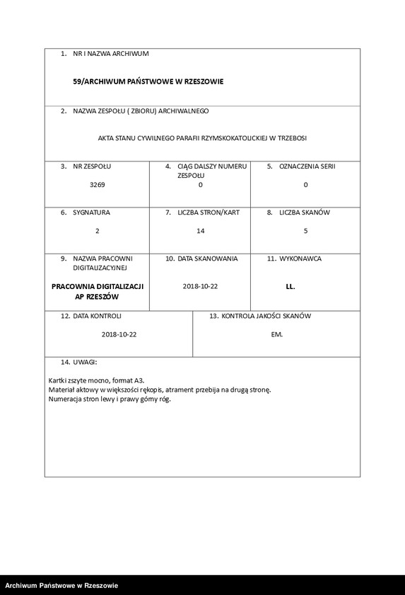 image.from.unit.number "Księga zgonów - Trzeboś, cz. II"