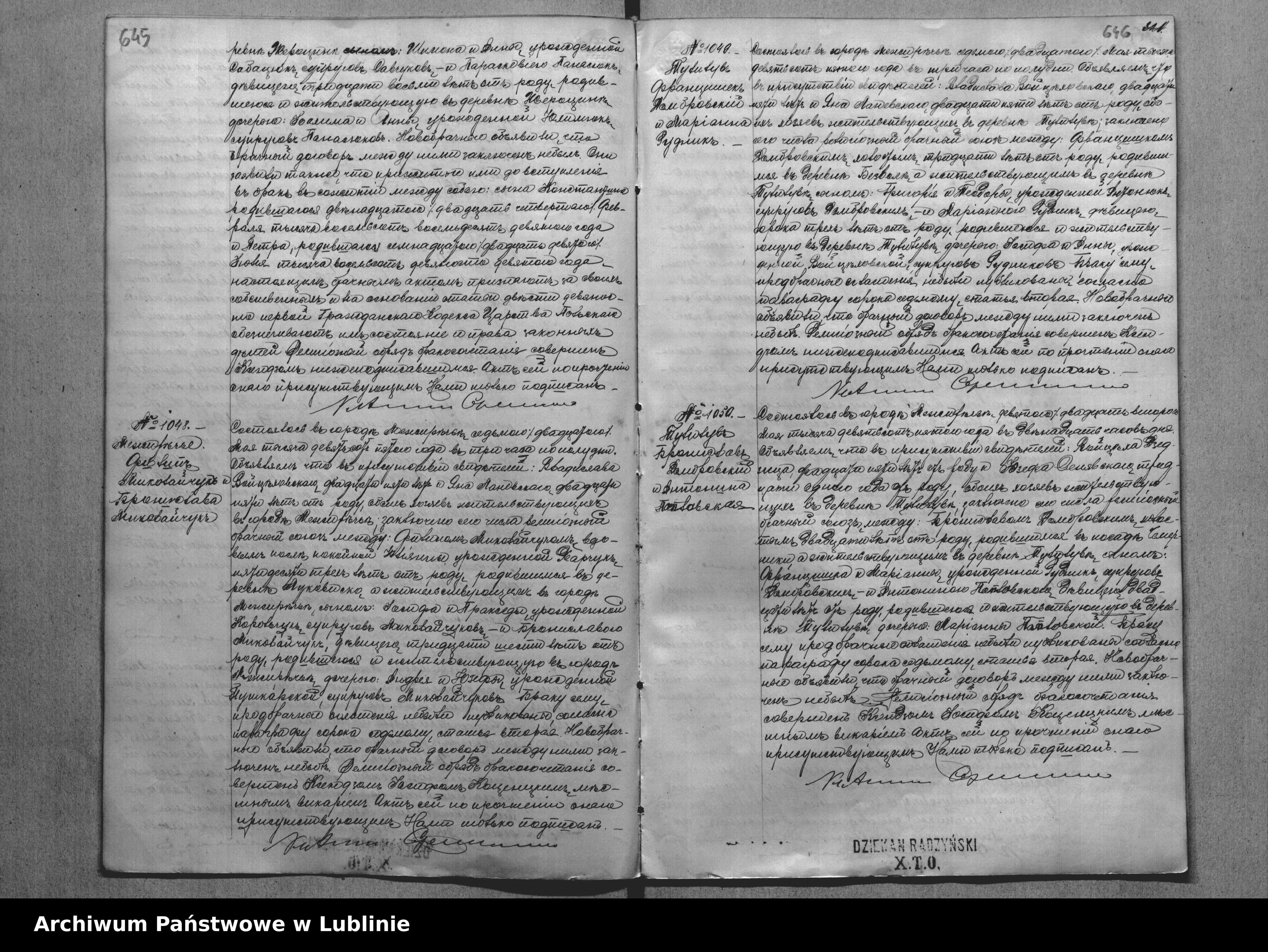 Skan z jednostki: Księga małżeństw t.4