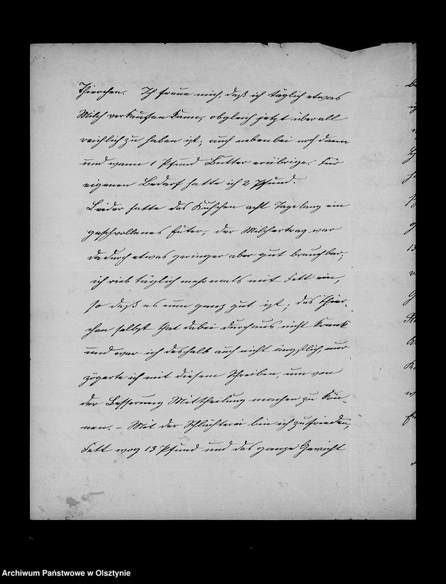 image.from.unit.number "/Monatsberichte der Waisenmutter Louise Lamprecht üer das Mädchenwaisenhaus in der Vorstadt Drengfurth an Anna Gfin Lehndorff geb Gfin Hahn/"