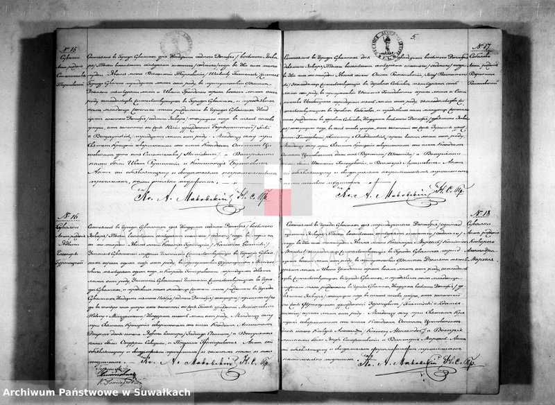 image.from.unit.number "Dublikat rodivšichsja, brakosočetavšichsja i umeršich suvalkskago prichoda c 1877 goda."