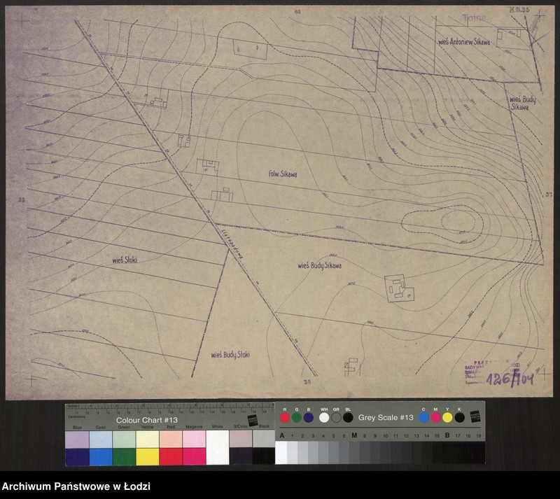 Obraz 1 z jednostki "Plan miasta Łodzi. Sekcja NO 36"