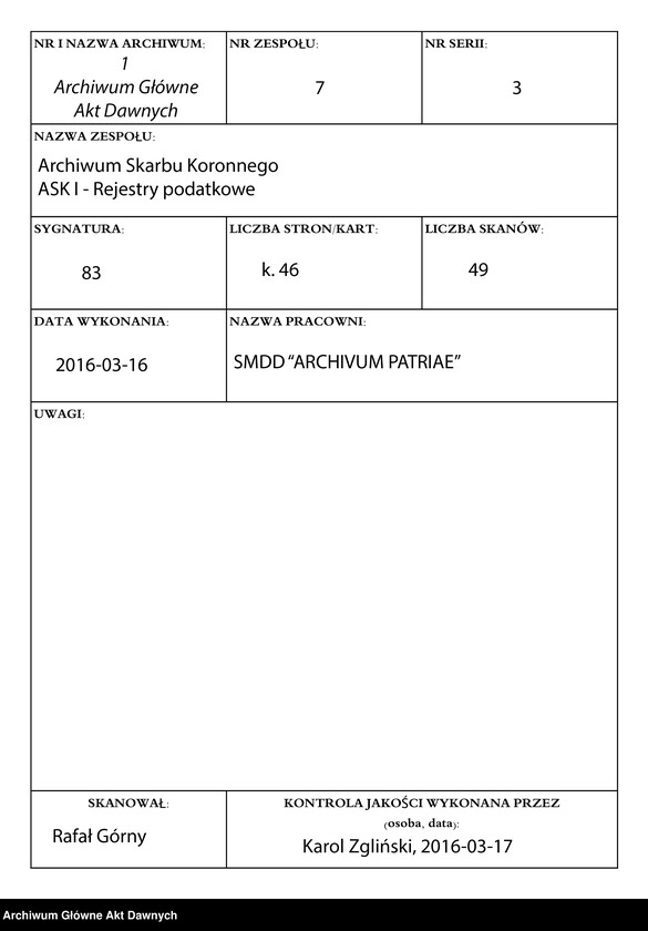 image.from.unit.number "Registrum exactionum publicarum laudi Cracoviensis in pallatinatu Sandomiriensi."