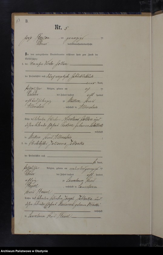 image.from.unit.number "Heiraths-Haupt-Register Nr 1 - 25"