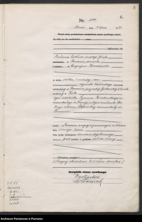 image.from.unit.number "Księga miejscowa zgonów tom III [Rejestr główny zgonów]"