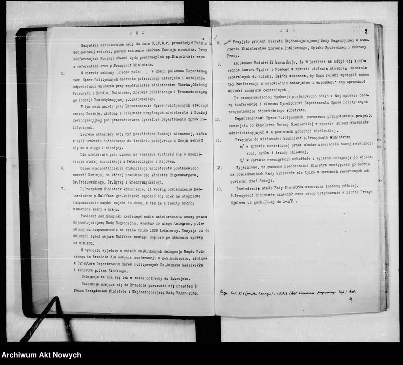 image.from.unit.number "Posiedzenia Rady Ministrów Królestwa Polskiego. Protokoły z załącznikami. 4.04.1918 r. - 30.06.1918 r. T. 2"