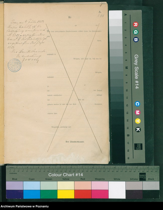 Obraz 1 z jednostki "Księga urodzeń tom V"