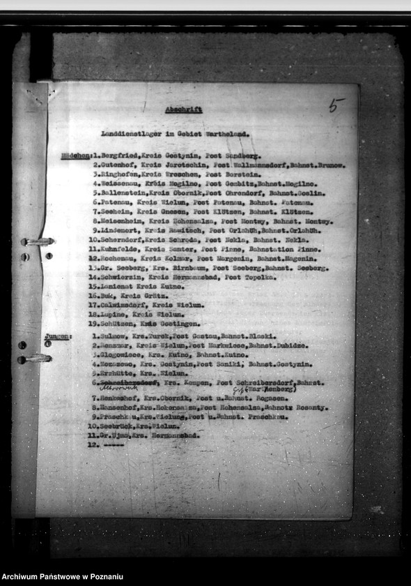 Obraz 10 z jednostki "Amtsätrztliche Überwachung der K. L. V. - und Landdienstalager, Hitlerjungendlager"