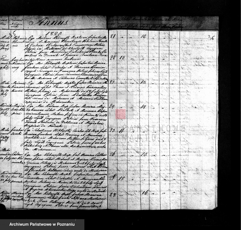 Obraz 19 z jednostki "Liber duplicatus baptisatorum"