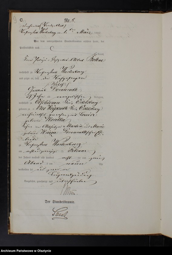image.from.unit.number "Sterbe-Haupt-Register Nr 1 - 42"