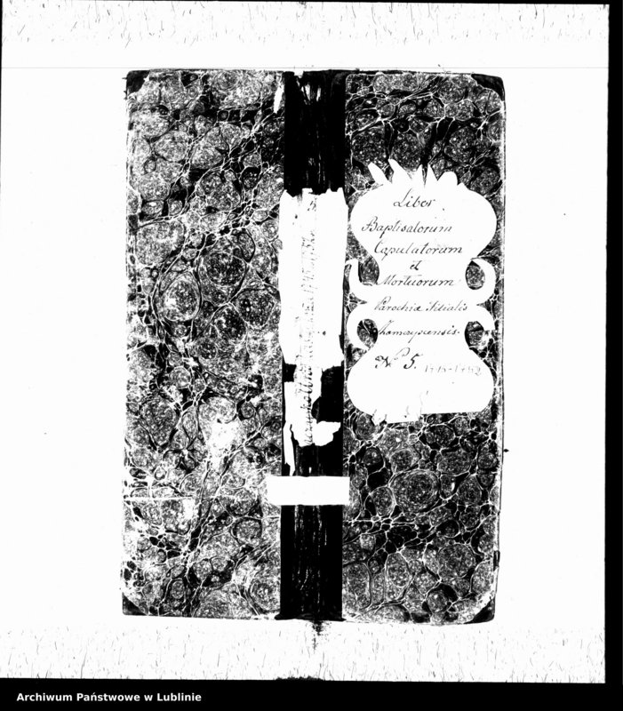 Obraz 2 z jednostki "Liber baptisatorum, copulatorum et mortuorum"