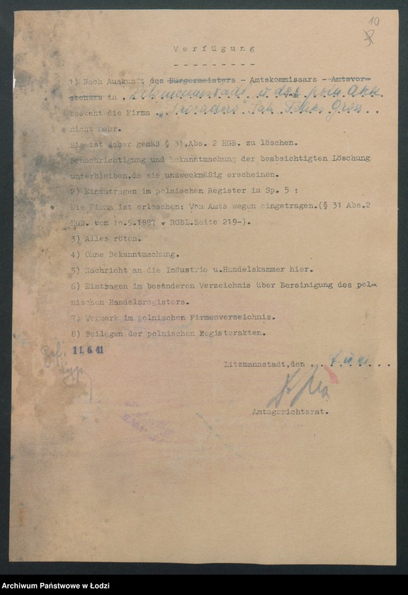 Obraz 12 z jednostki "„Trocadero, właściciel Feliks Gross”- wrotnisko"