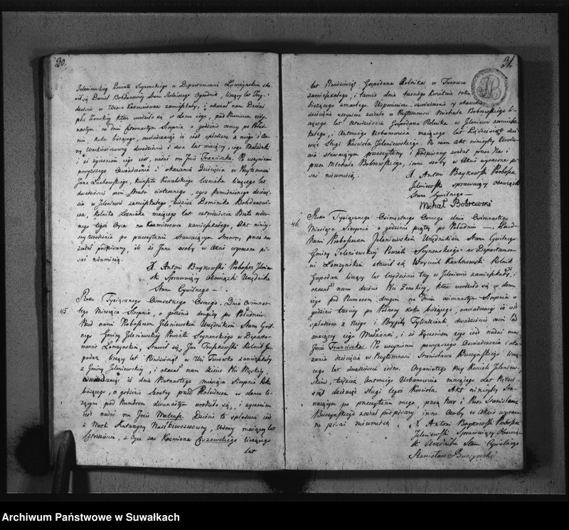 image.from.unit.number "Akta Urodzenia Gminy Jeleniewskiey Roku 1808"