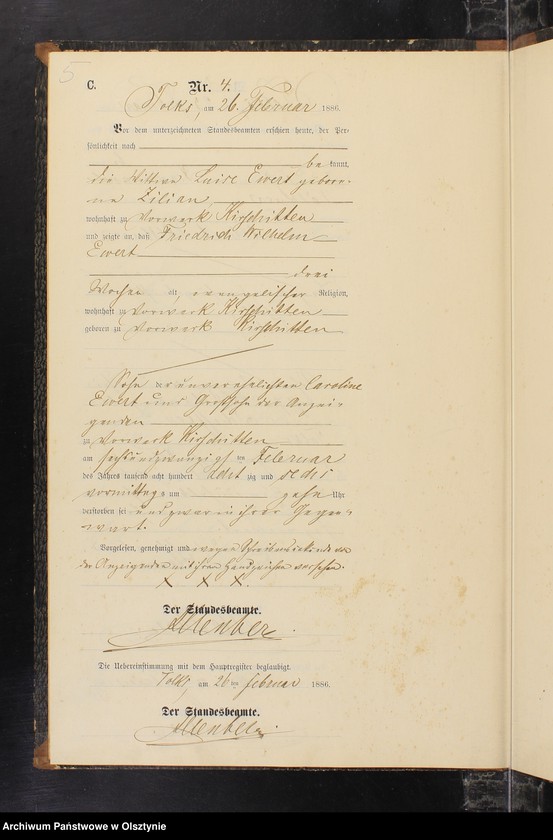 image.from.unit.number "Sterbe-Neben-Register Nr 1 - 19"