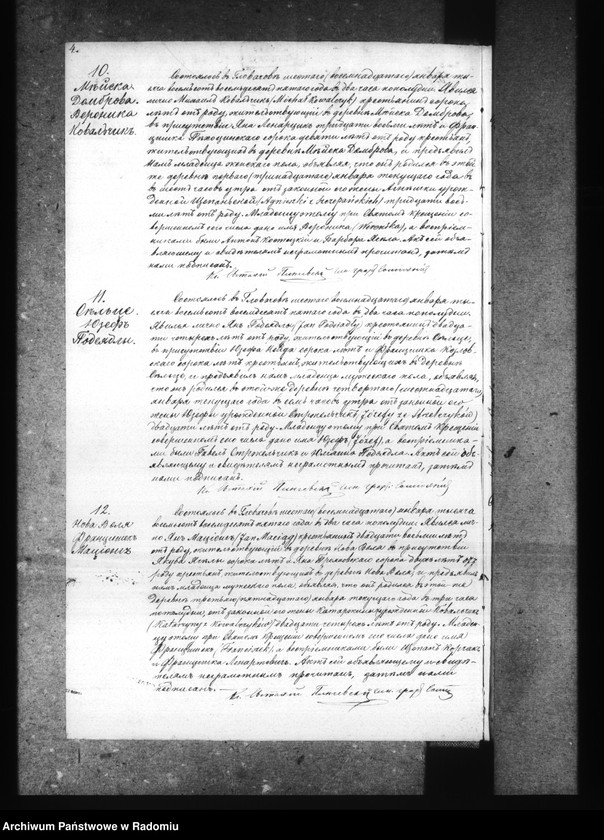 image.from.unit.number "[Duplikat akt urodzonych, zaślubionych i zmarłych parafii Głowaczów za 1885 rok]"