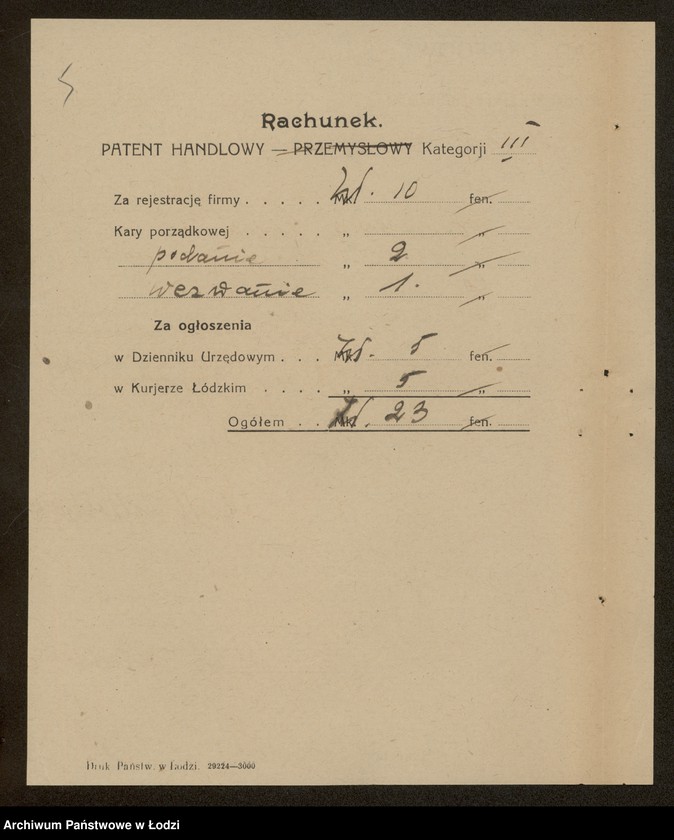 Obraz 7 z jednostki "Abram Majer Jakubowicz – sprzedaż artykułów kolonialno-spożywczych"