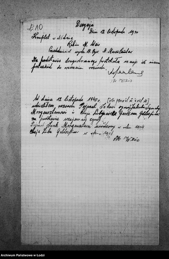 Obraz 13 z jednostki "[Sprawy rozwodowe]"