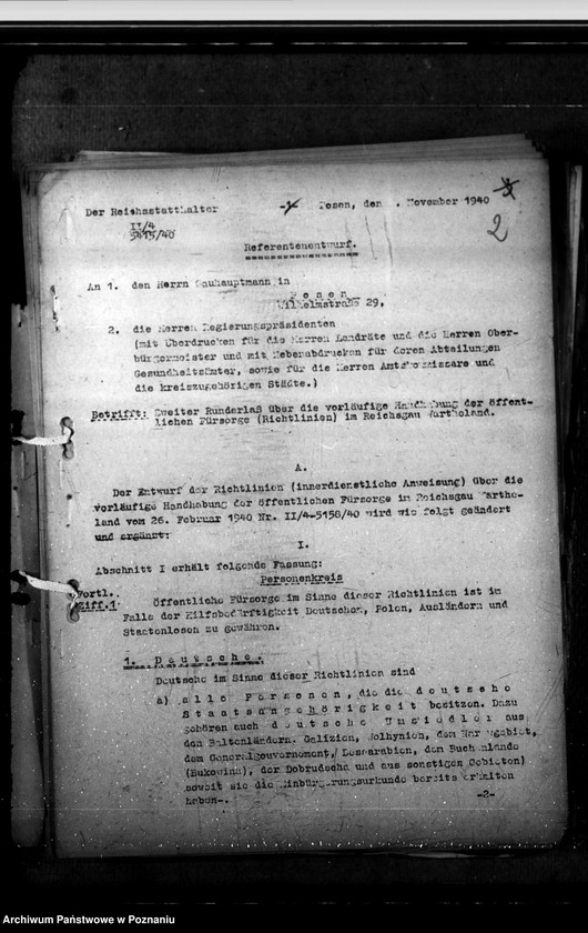 Obraz 6 z jednostki "Protokoły z konferencji, zarządzenia i korespondencja w sprawie opieki społecznej"