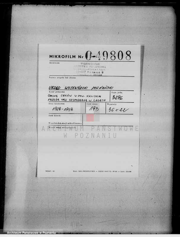 Obraz 2 z jednostki "Gmina Ceków w powiecie kaliskim nadzór nad gospodarką w lasach"