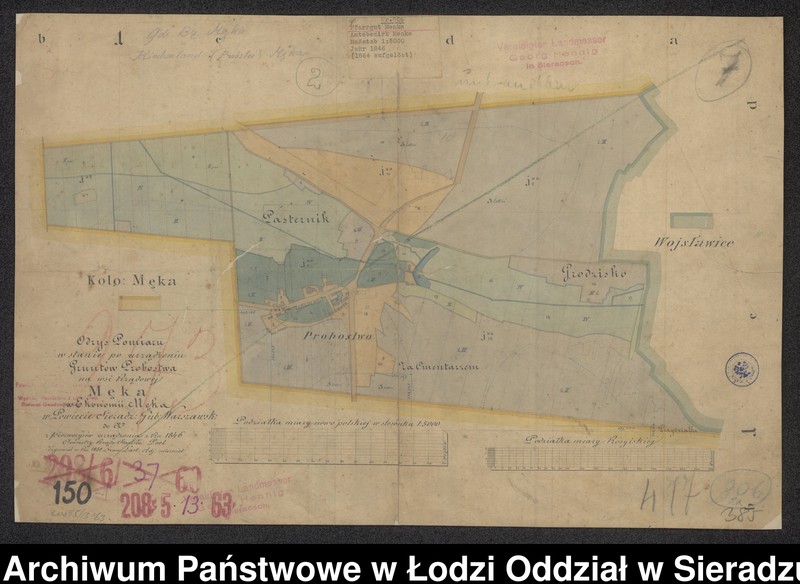 Obraz 8 z kolekcji "Mapy wsi regionu sieradzkiego111"