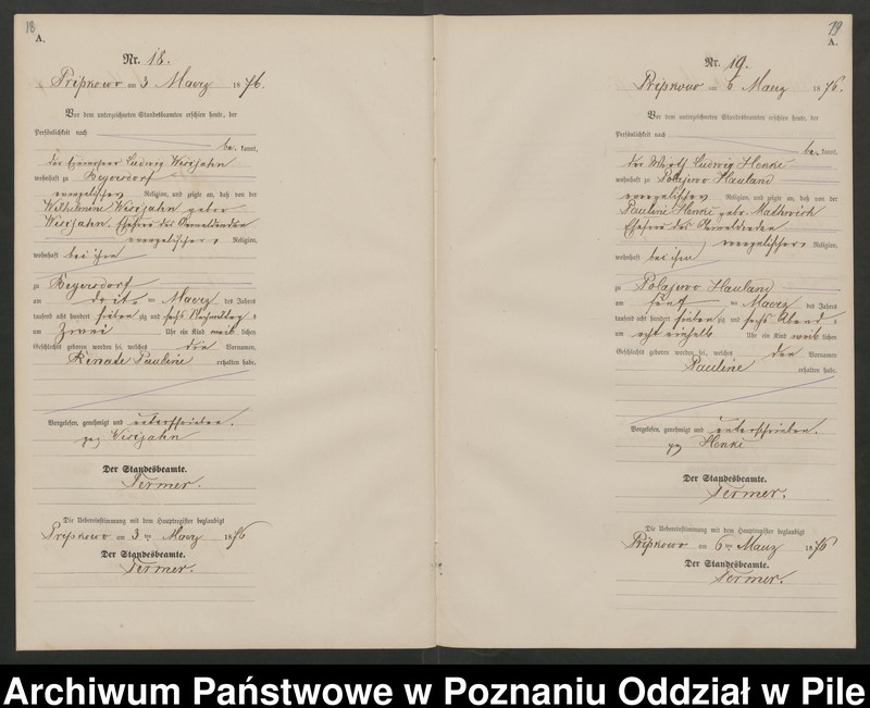 Obraz 12 z jednostki "Księga urodzeń"