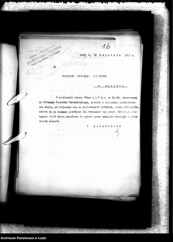 Obraz 19 z jednostki "Korespondencja Ogrodnika Miejskiego i odwrotnie"