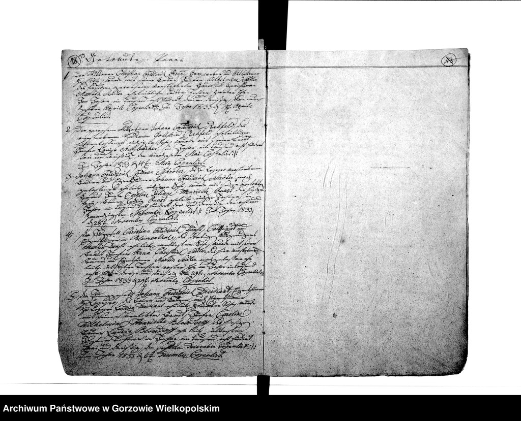 image.from.unit.number "Duplikate der Kirchenbücher von der Parochie Beyersdorf: Beyersdorf (Baczyna), Zanzin (Santocko), Loppow (Łupowo), Neuendorf (Chróścik)"