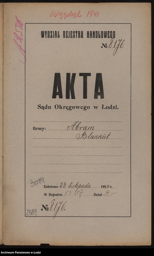 Obraz 2 z jednostki "Abram Blankiet- sklep kolonialny"