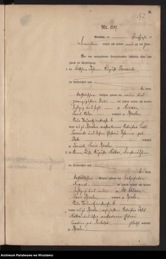 image.from.unit.number "Heiraths-Haupt-Register Breslau II 1892 Band 7"