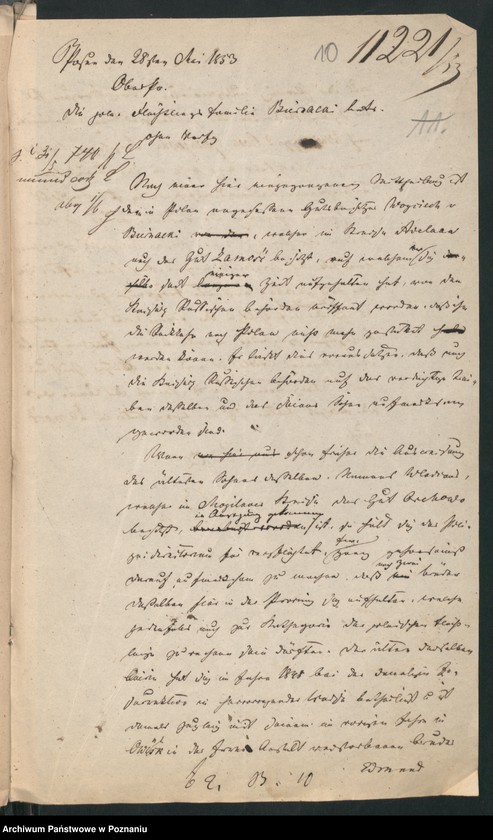 Obraz 16 z jednostki "A. betr. den polnischen Flüchtling Wladislaus /Wladimir/ von Biernacki"