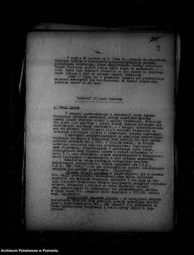 Obraz 14 z jednostki "Sprawozdania okresowe /miesięczne ze stanu bezpieczeństwa/ za miesiące lipiec, sierpień, wrzesień 1937 r. /nr 7-9/"