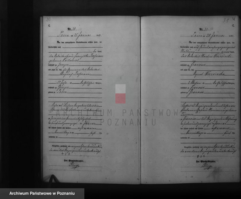 Obraz 17 z jednostki "Księga zgonów"