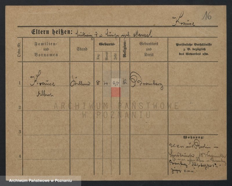 Obraz 16 z jednostki "Krause (samotni mężczyźni i kobiety do Irmgard)"