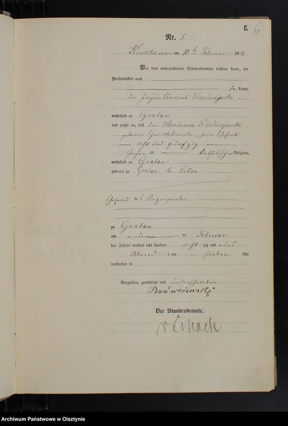 image.from.unit.number "Sterbe-Haupt-Register Nr 1 - 38,1 - 51,1 - 45,1 - 64,1 - 75,1 - 49 i 1 - 46"