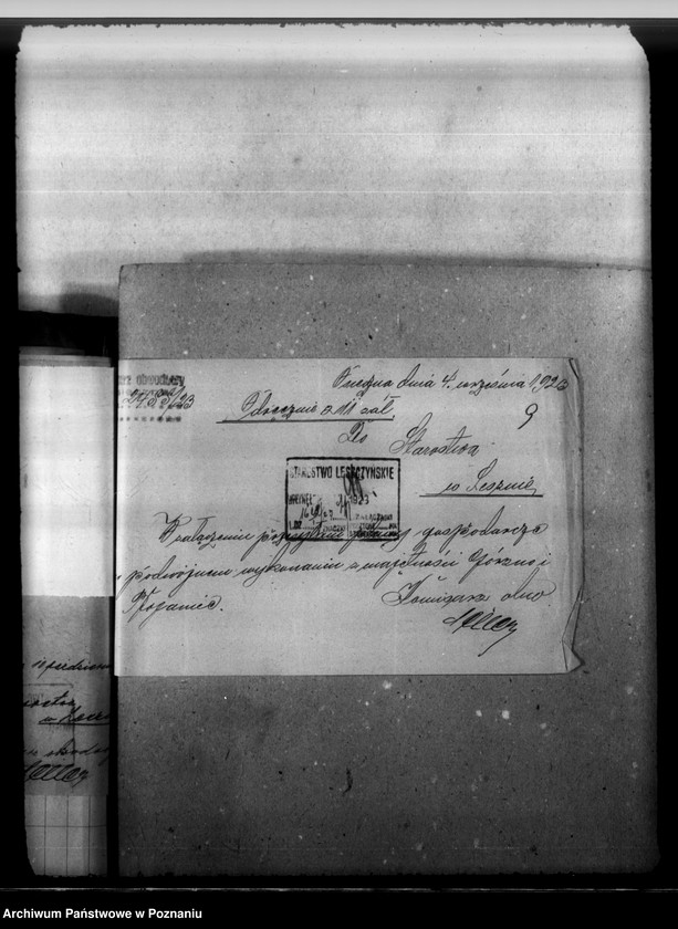 Obraz 13 z jednostki "Majętność leśna Górzno-Bojanice powiat leszczyński"