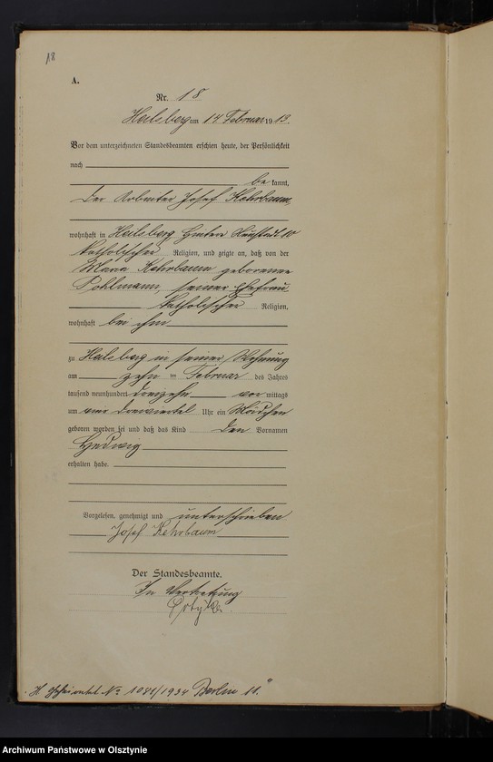 image.from.unit.number "Geburts-Haupt-Register Nr 1 - 178"