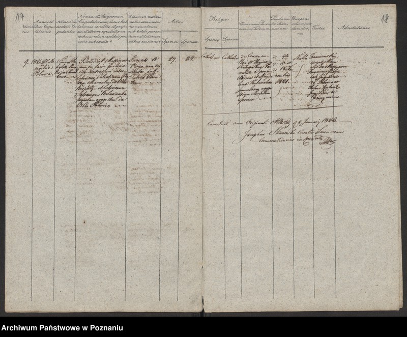 Obraz 12 z jednostki "Liber duplicatus baptisatorum, coniugatorum, mortuorum"