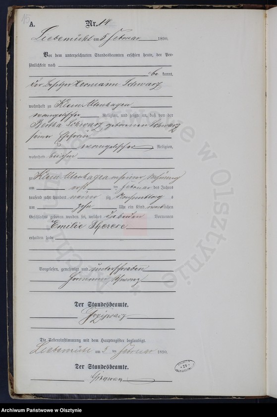 image.from.unit.number "Geburts-Neben-Register Nr 1 - 166"