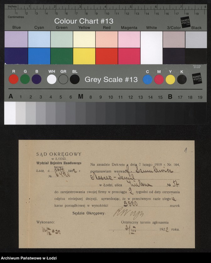 Obraz 3 z jednostki "Szmul Moszek Szmulewicz- handel odpadkami"