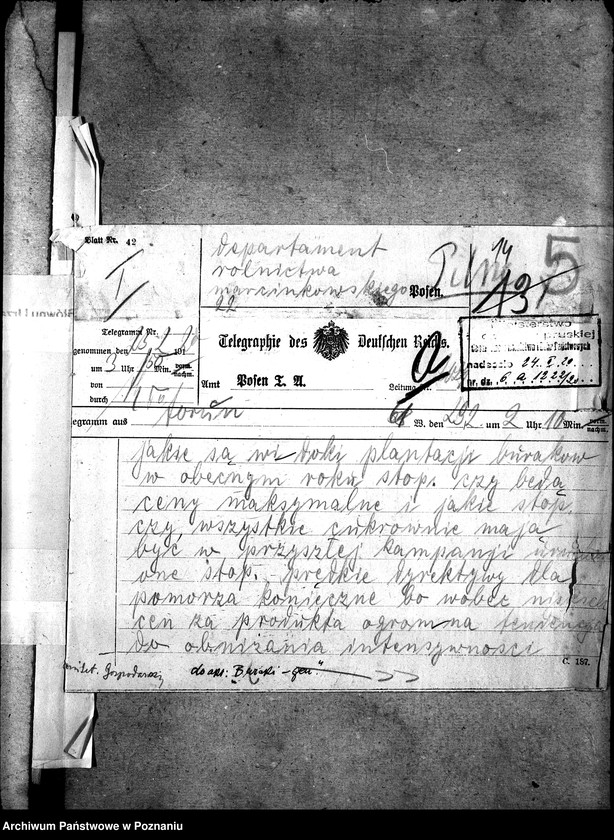 image.from.unit.number "Sprawy ogólno - administracyjne Cukrownictwo, cukrownie i buraki"