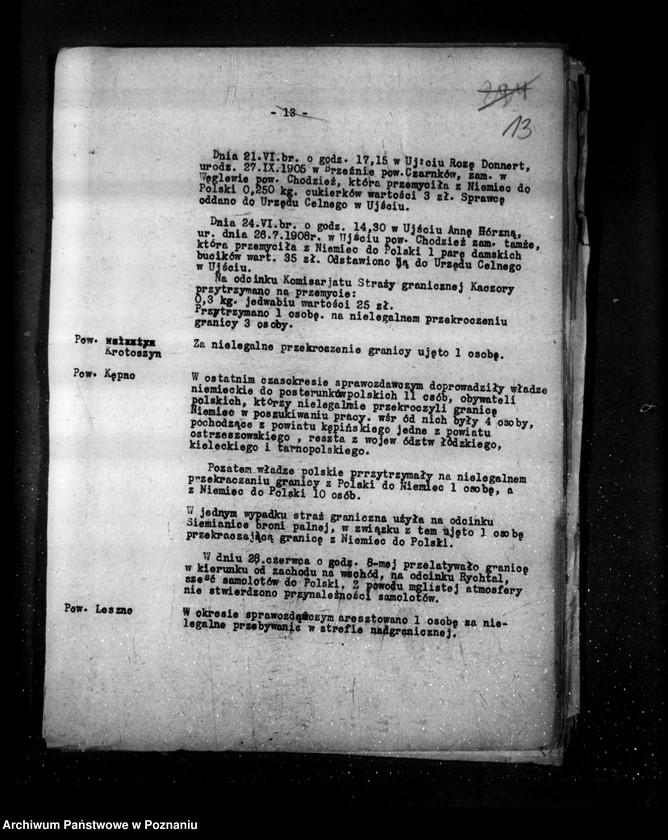 Obraz 17 z jednostki "Sprawozdania sytuacyjne tygodniowe za czas od 28 czerwca do 1 sierpnia 1930 r /nr 35-39/"