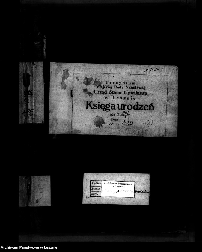 Obraz 2 z jednostki "[Księga urodzeń - miasto]"