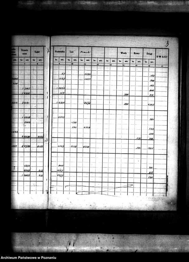 Obraz 8 z jednostki "Rejestr pomiarowy wsi Ruda Komorska powiatu konińskiego /prace scaleniowe/"