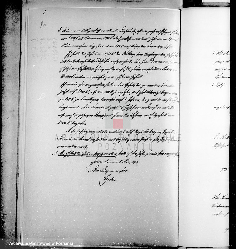 Obraz 20 z jednostki "Anstellung und Versorgung der kommunalbeamten in der stadt Jutroschin"