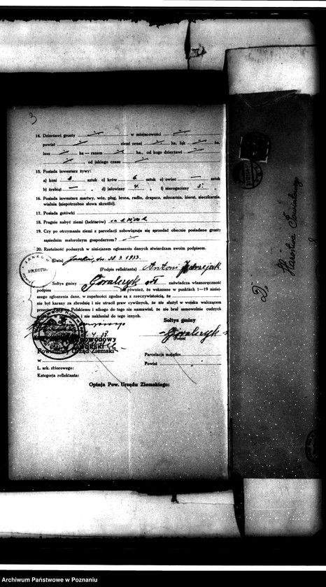 image.from.unit.number "Parcelacja prywatna majątku Kuczków powiatu jarocińskiego - folwark Janków"