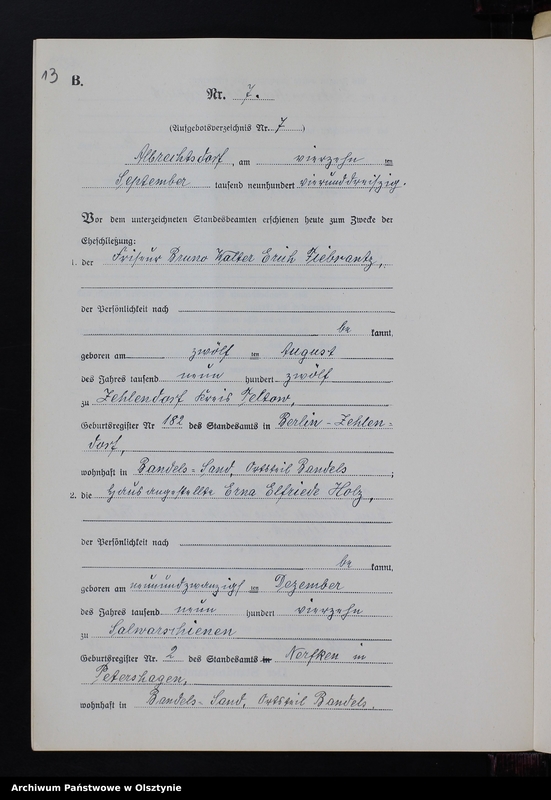 image.from.unit.number "Heiraths-Neben-Register Nr 1 - 16 [ Księga małżeństw - wtóropis ]"