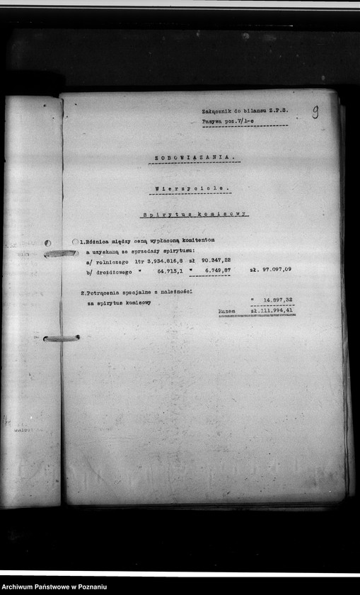 Obraz 13 z jednostki "Bilans"