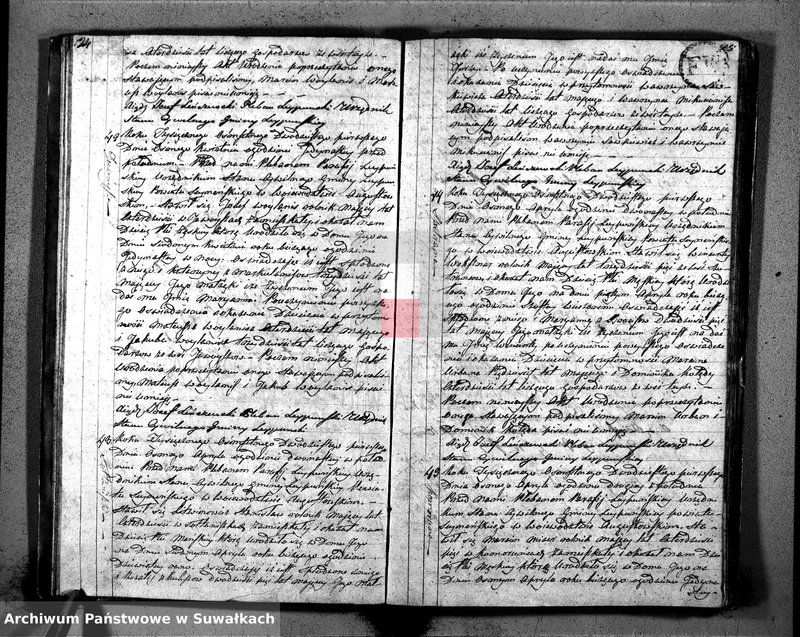 image.from.unit.number "Księga Aktów Urodzenia Gminy Leypuńskiej od 1 Stycznia 1821 R-u"