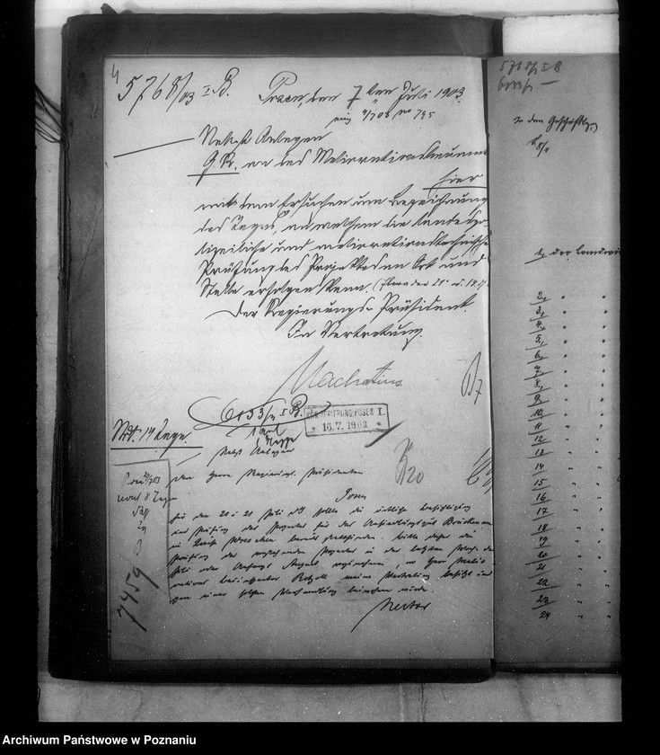 image.from.unit.number "Die Bildung der Draenage-Genossenschaft Deutschock im Kreise Schroda Trzek"