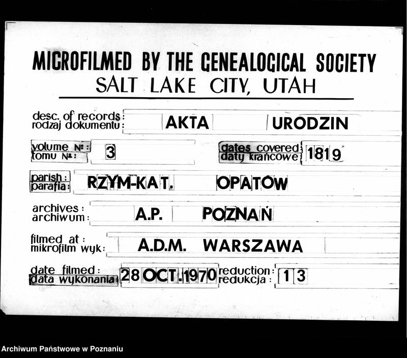 image.from.unit.number "Extractum ex libro baptisatorum"